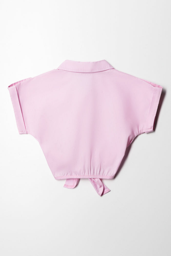 Resort Shirt Pocket Detail Pink (2)