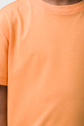 Crew Neck T-Shirt Orange (3)