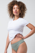 3 Pack Seam-free Thongs Green, Pink And White (1)