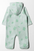Giraffe Microfleece Baby-grow Green (3)