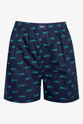 3 Pack Woven Boxers Green & Navy (1)