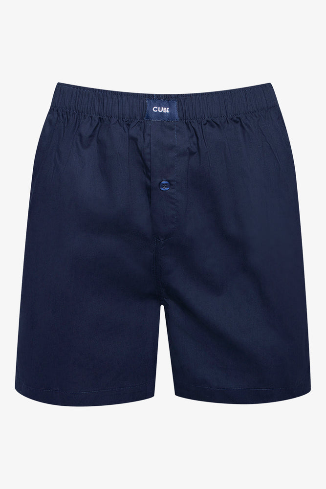 3 Pack Woven Boxers Green & Navy (2)