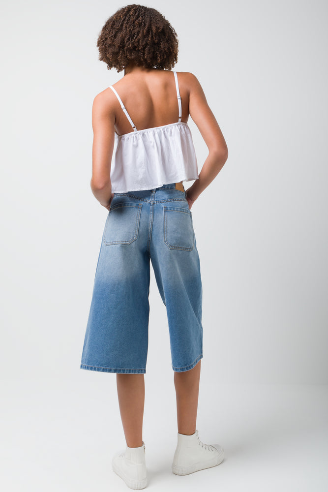 Cotton Cami with Anglaise Detail White (2)