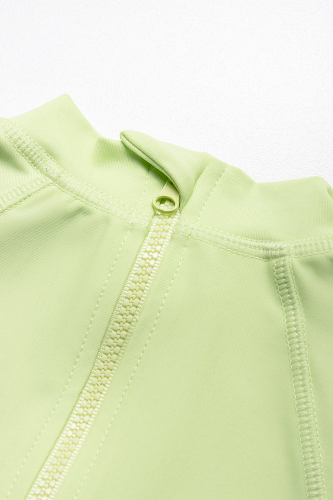 Swim Suit Aqua & Lime (2)