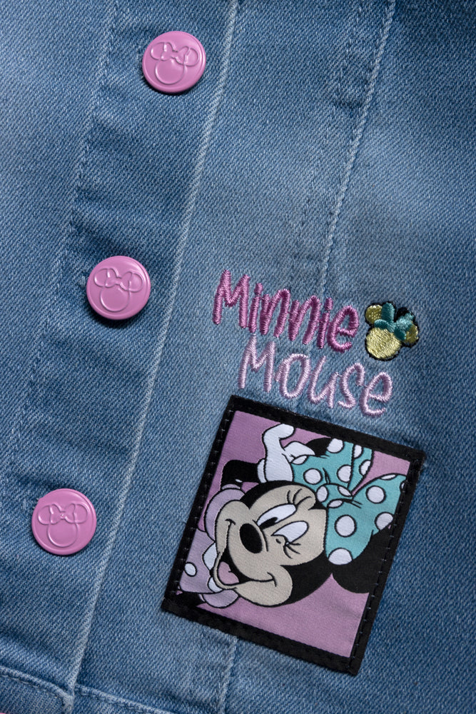 Minnie Mouse Denim Jacket Light Blue (1)