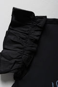 Mermaid Sequin 3D Knit Top Black (3)