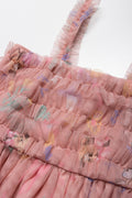 Minnie Mouse Printed Tulle Dress Pink (1)