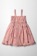Minnie Mouse Printed Tulle Dress Pink (2)