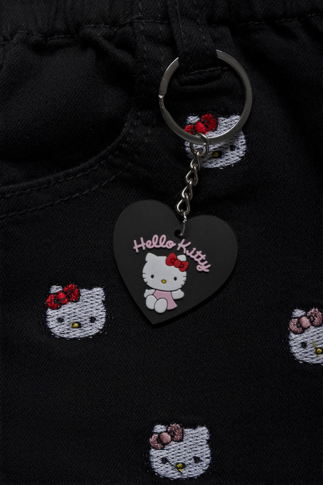 Hello Kitty Denim Short Black