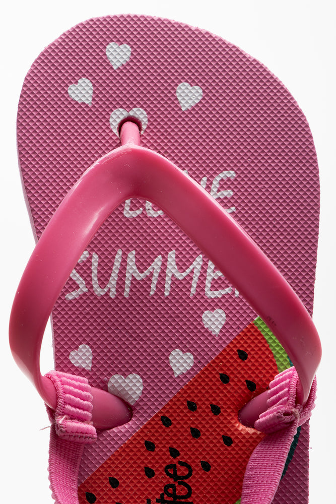 I Love Summer Flip Flop Pink Ackermans