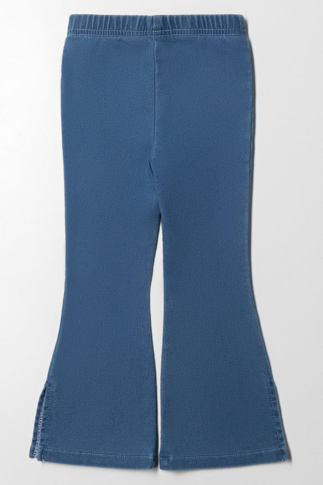 Denim Flare Legging Blue (3)