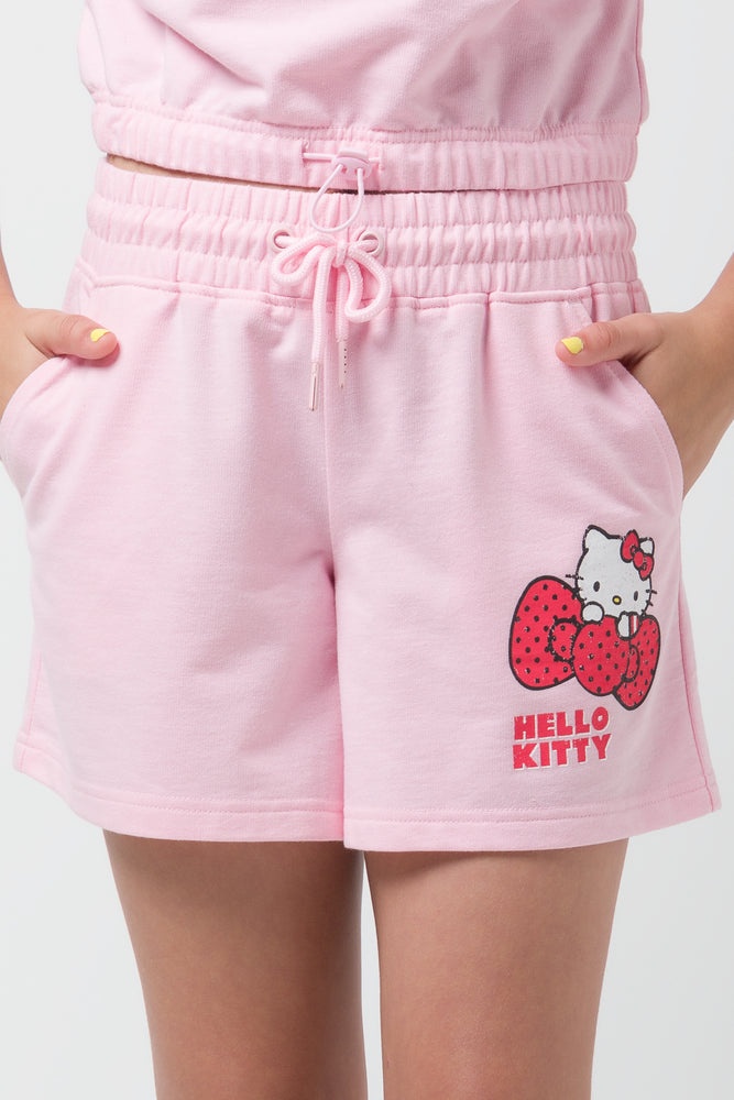 Hello Kitty Shorts Pink (1)