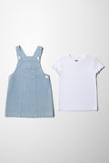 Denim Pinni with Floral Embroidery (4)