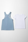 Denim Pinni with Floral Embroidery (5)