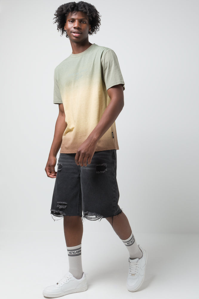 Ombre T-Shirt Green (1)