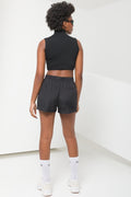 Utility Canvas Strap shorts Black (3)