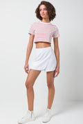 Stripe Cropped Top Mid Pink (1)