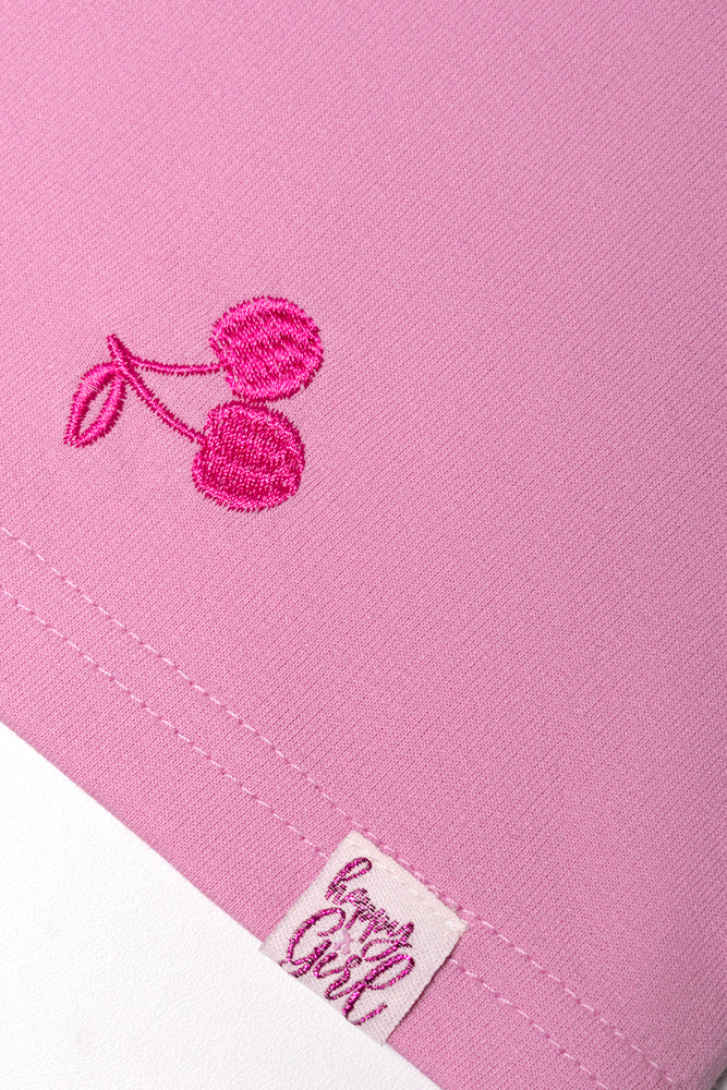 Unbrushed Fleece Shorts Set Pink