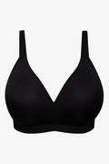 2 Pack Smooth Padded Wire Free Bra Big Black & White (1)