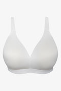 2 Pack Smooth Padded Wire Free Bra Big Black & White (2)