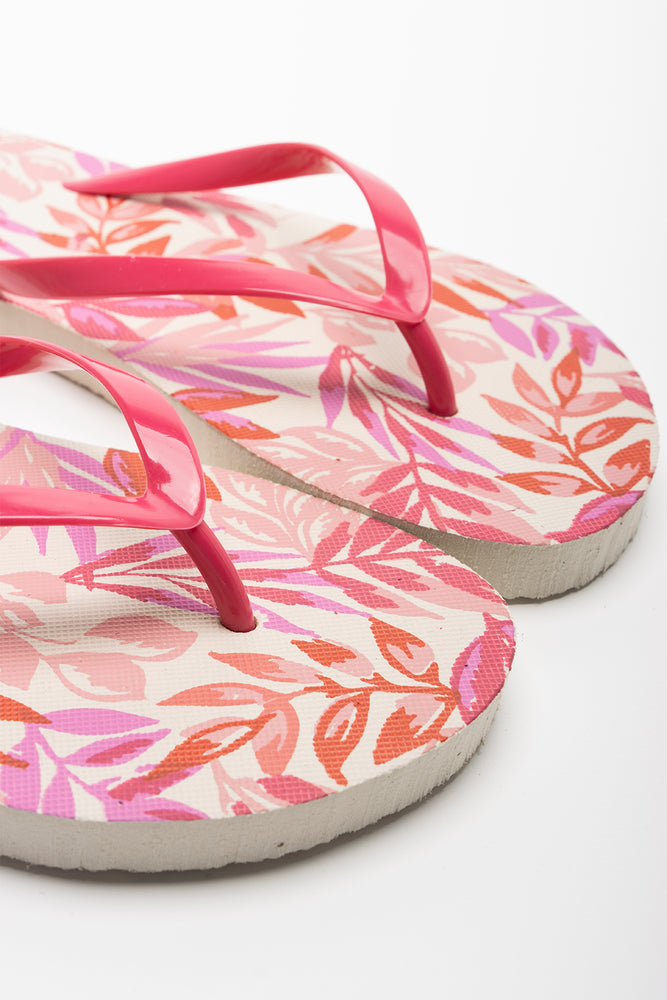 Pink leaf footwear sales