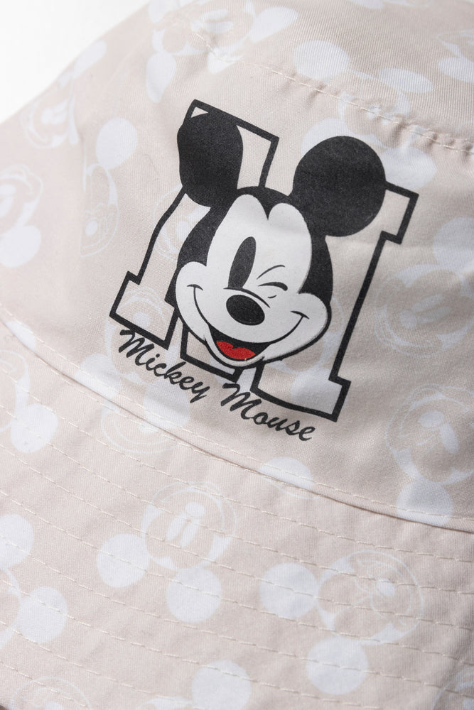 Mickey Mouse Bucket Hat Natural (1)