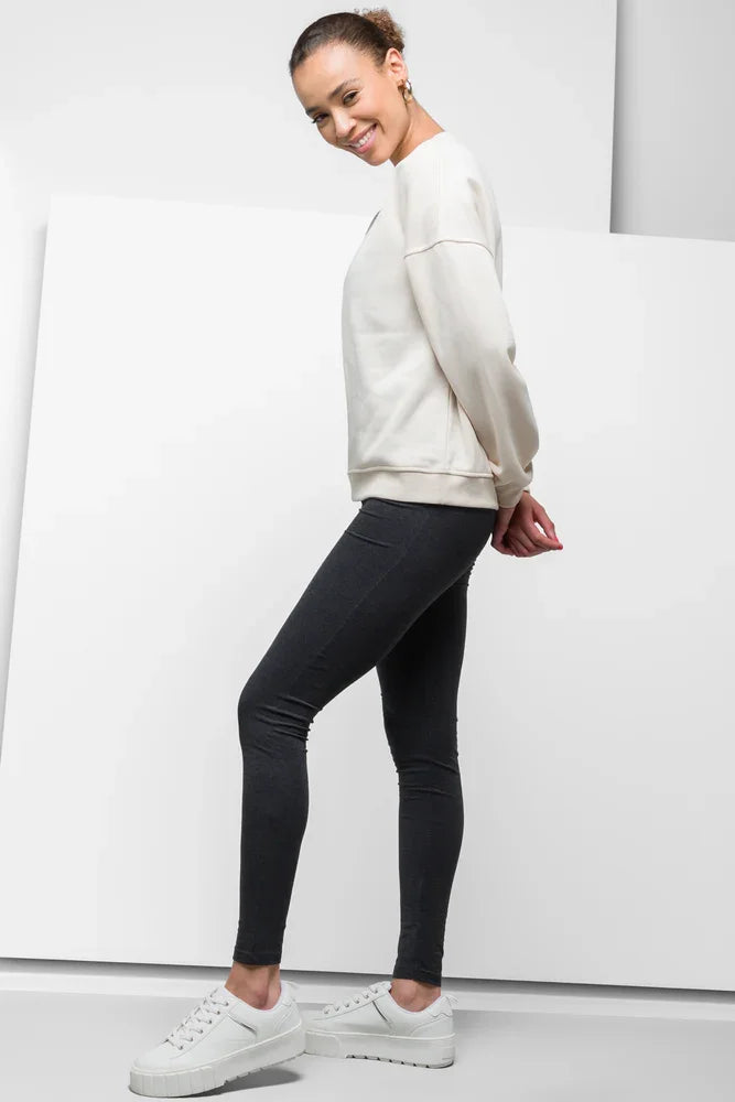 Wide Waist Leggings Dark Grey (1)