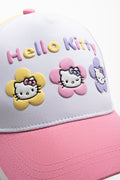 Hello Kitty Peak Cap And Sunglasses Set White (1)