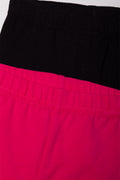 2 Pack Leggings Pink And Black (1)
