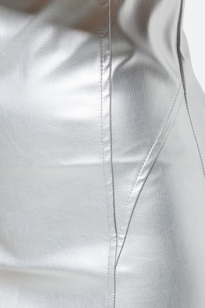Bodycon Dress Silver (3)