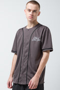 Pop Smoke Baseball Shirt Dark Grey