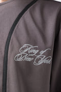 Pop Smoke Baseball Shirt Dark Grey (3)