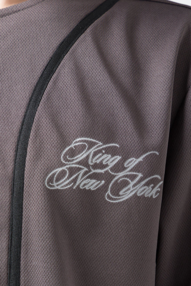 Pop Smoke Baseball Shirt Dark Grey (3)