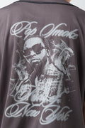 Pop Smoke Baseball Shirt Dark Grey (4)
