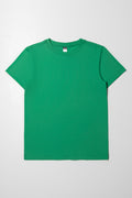 Crew Neck Short Sleeve T-Shirt Green