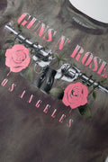 Guns And Roses Oversized T-Shirt Dark Grey (1)