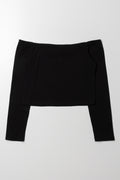 Malibu Off The Shoulder Top Black (2)