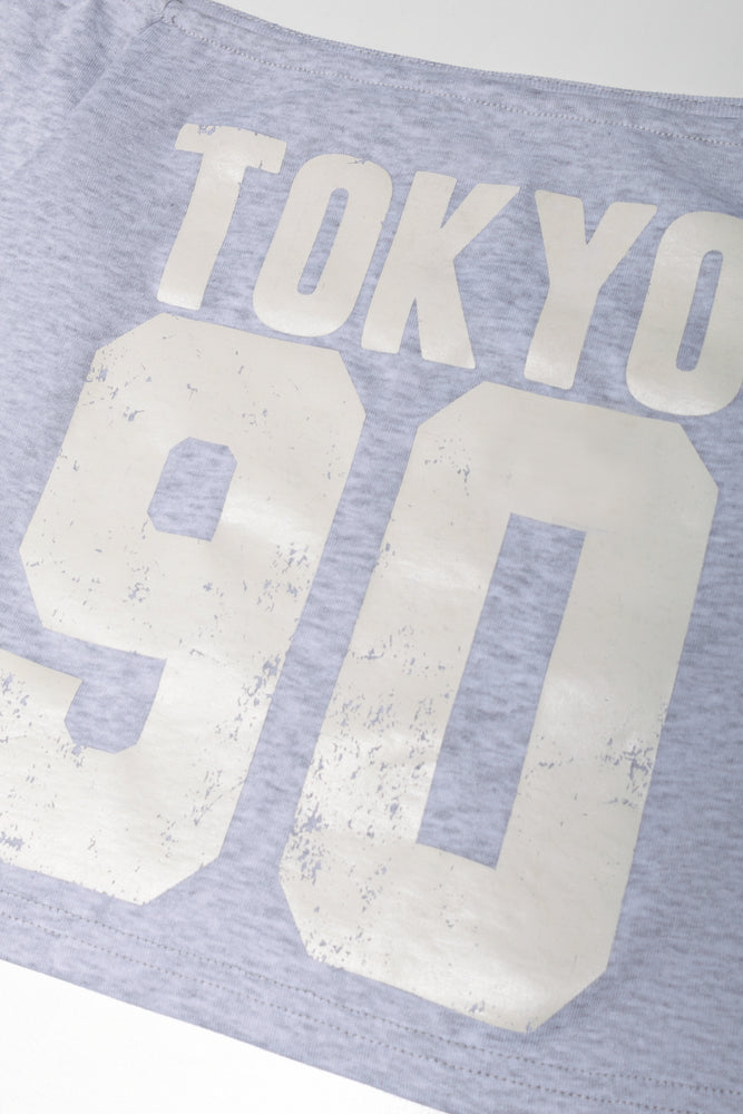 Tokyo Off The Shoulder Top Grey (1)