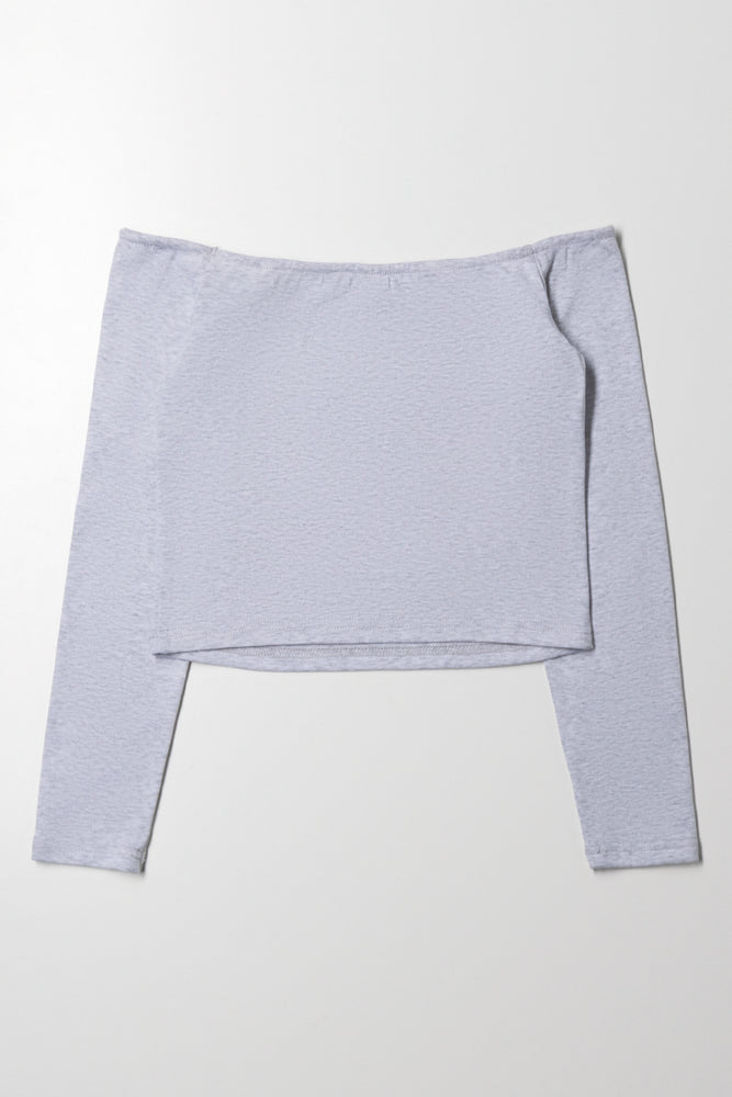 Tokyo Off The Shoulder Top Grey | Tops & T-Shirts | Ackermans Tokyo Off The Shoulder Top Grey | Tops & T-Shirts | Ackermans