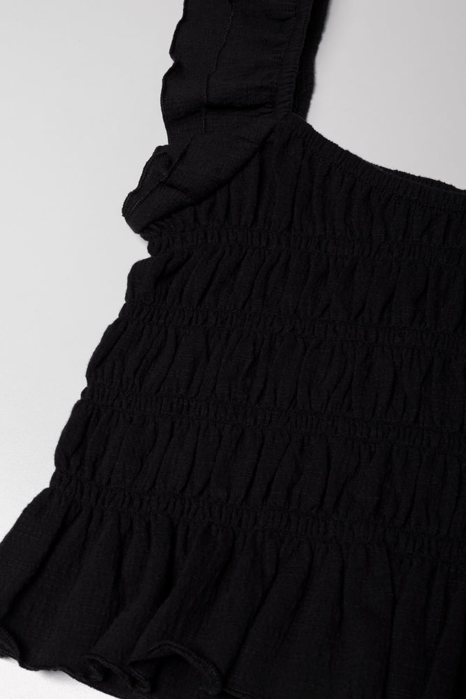 Frill Top Black | Tops & T-Shirts | Ackermans Frill Top Black | Tops & T-Shirts | Ackermans