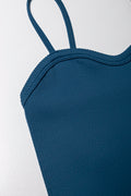 Seamless Strappy Dress Teal (1)