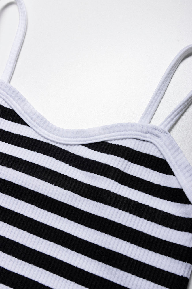 Seamless Strappy Dress Black