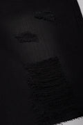 Rip And Repair Bermuda Shorts Black (2)