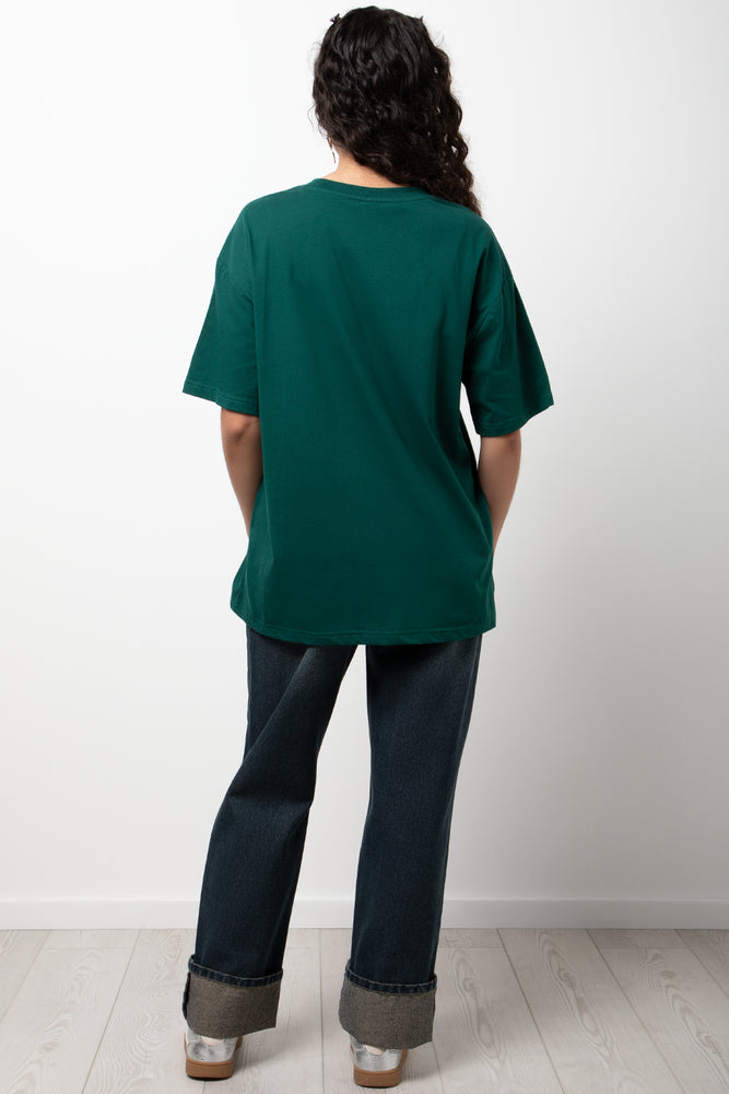 Oversized Graphic T-Shirt Green (2)