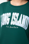 Oversized Graphic T-Shirt Green (3)