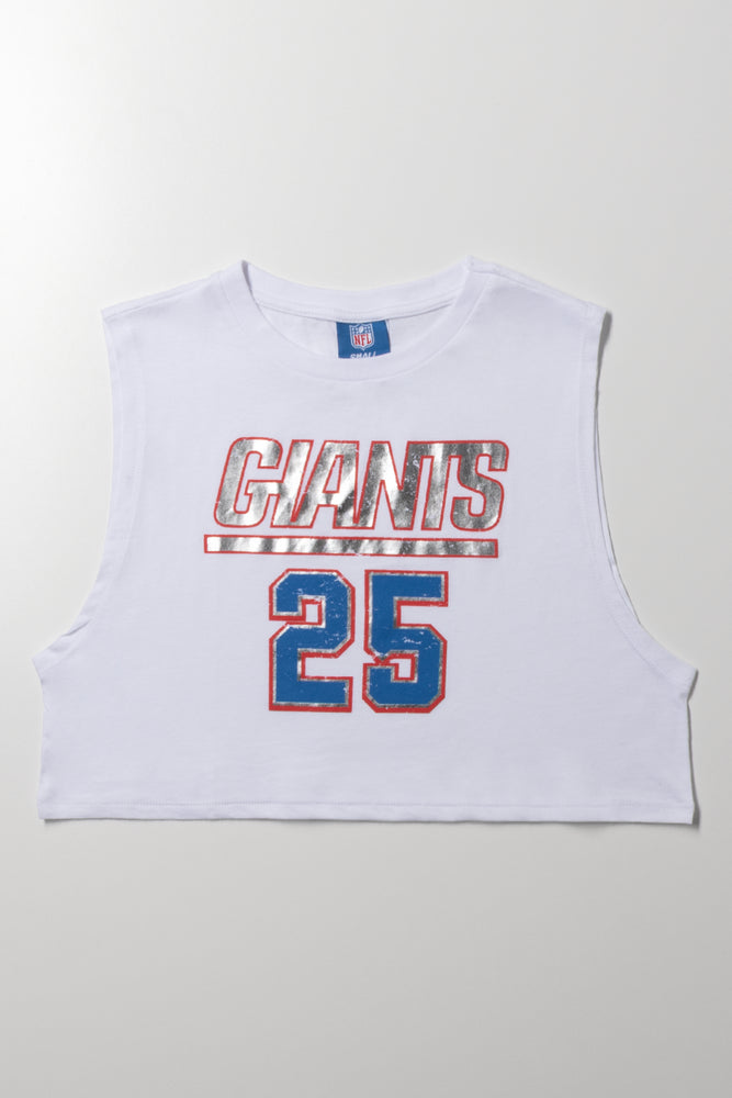 Oversized Giants Muscle T-Shirt White