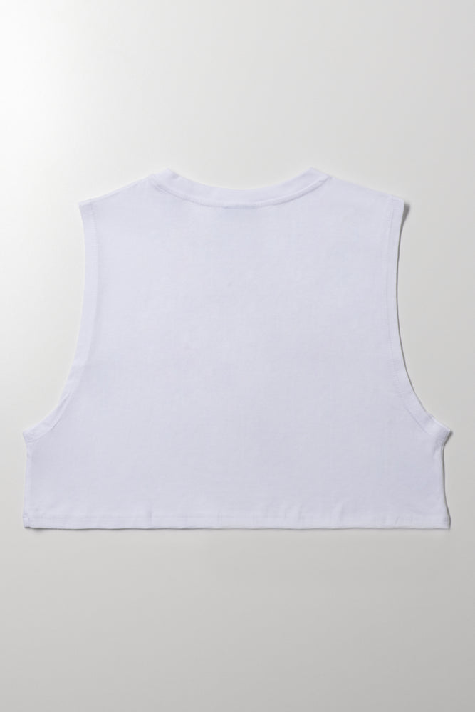 Oversized Giants Muscle T-Shirt White (2)