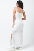 Crochet Textured Dress White (2)