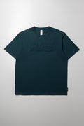 Flocked Print T-Shirt Green