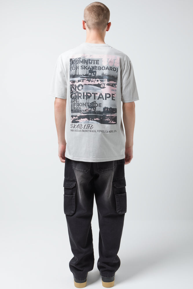 Short Sleeve T-Shirt Light Grey (2)